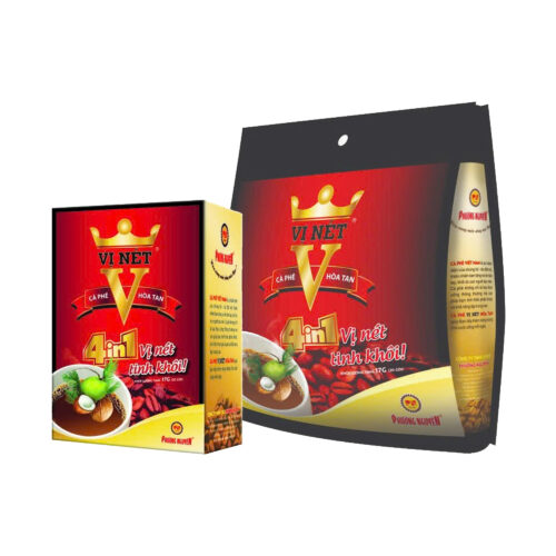 Cà phê hòa 4 in 1 vị nét Dừa