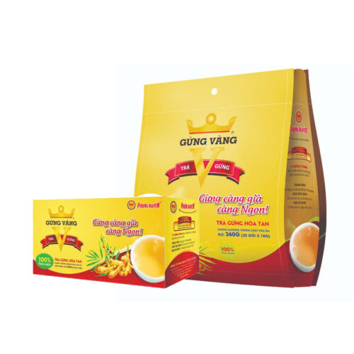 Trà Gừng hoa tan Gừng Vàng