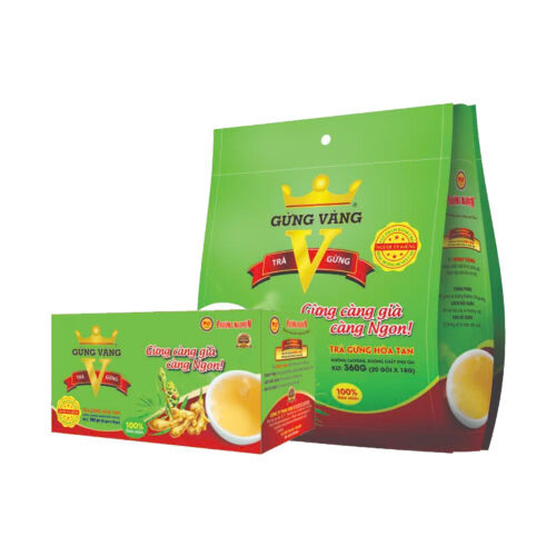 Trà Gừng hoa tan Gừng Vàng (Ăn Kiêng)